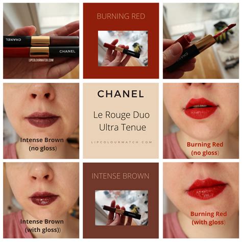 chanel burning berry swatch|Chanel Le Rouge Ultra Duo Tenue .